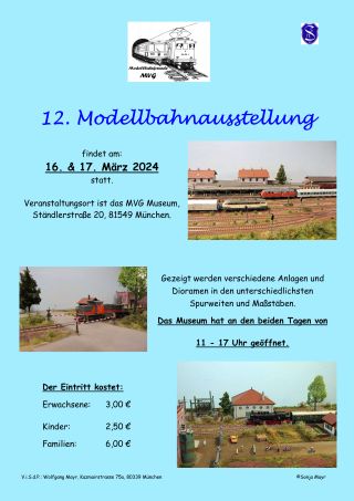 12. Modellbahnausstellung im MVG Museum